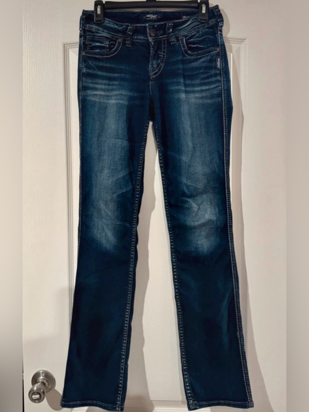 Silver Jeans Women's Dark Indigo Bootcut Jeans